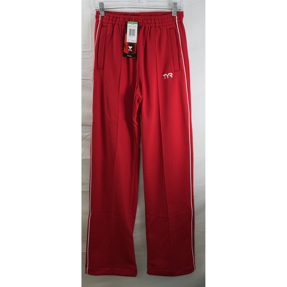 NWT Men's TYR Breakout Warm Up Sweat Pants Red - Medium